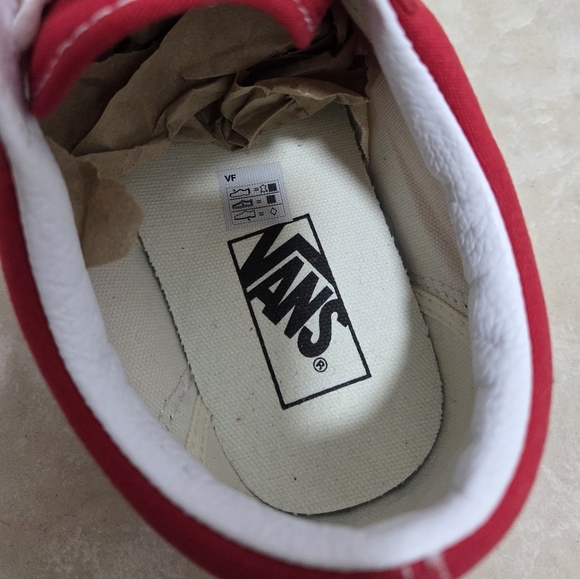 Vans Old Skool Racing Red Low Top Skate Shoe - Picture 8 of 8